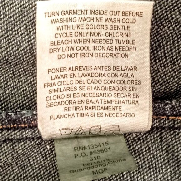 Coogi Australia Embroidered Blue Denim Jean Jacket - Picture 10 of 10